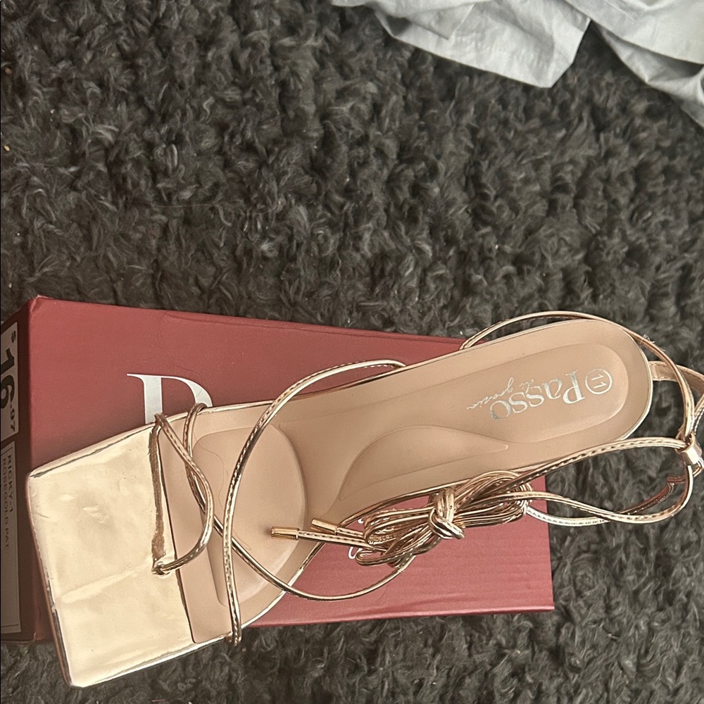 Gold Women's Sandals